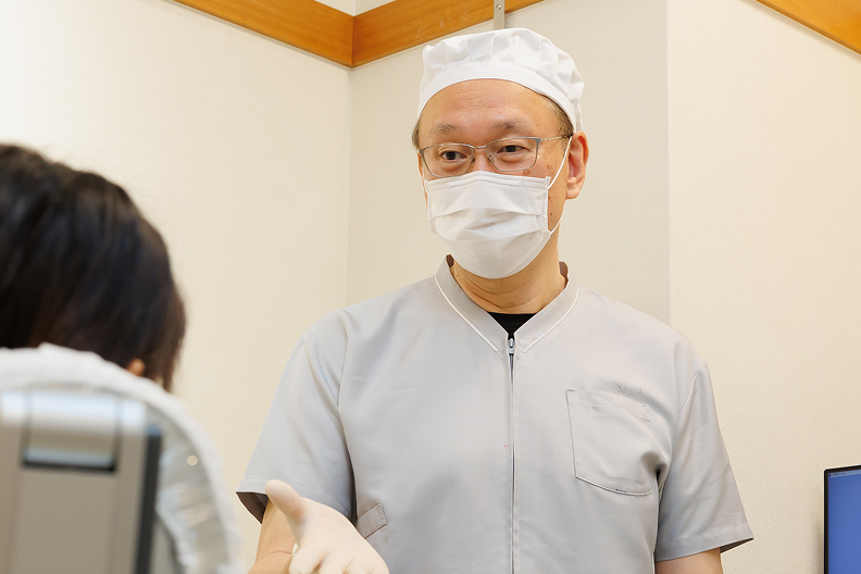院長が診断からメンテナンスまでを担当